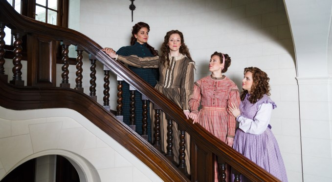 Photo Call picture: Pittsburgh Opera Resident Artists Laurel Semerdjian (Meg), Corrie Stallings (Jo), Adelaide Boedecker (Beth) and Claudia Rosenthal (Amy)