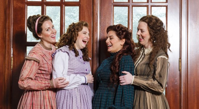 Photo Call picture: Adelaide Boedecker (Beth), Claudia Rosenthal (Amy), Laurel Semerdjian (Meg) and Corrie Stallings (Jo)