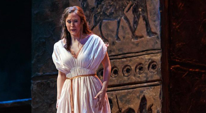 Shannon Jennings performs the role of a Slave in Salome