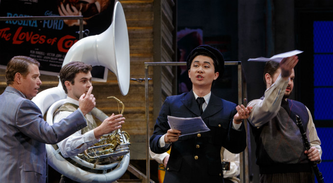 Brian Vu performs as Fiorello in The Barber of Seville