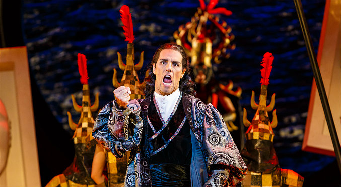 Prince Calaf is determined to succeed and melt Turandot's icy heart. Photo via David Bachman Photography.