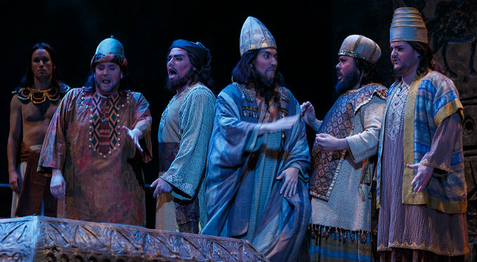 Eric Ferring performs the role of the Fourth Jew with the quintet of Jews in Salome