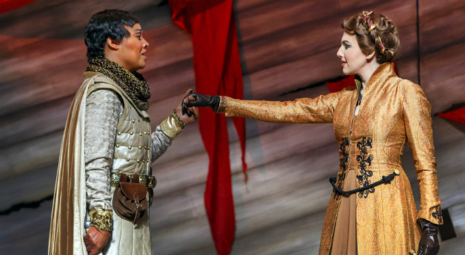 Brian Vu performs the role of Berardo in Richard the Lionheart to critical acclaim: 