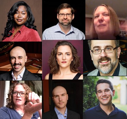 Participants at a Zoom Workshops for Educators