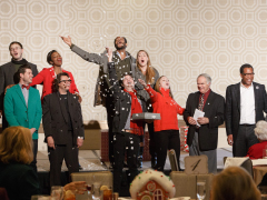 Scenes from a recent FPO Holiday party