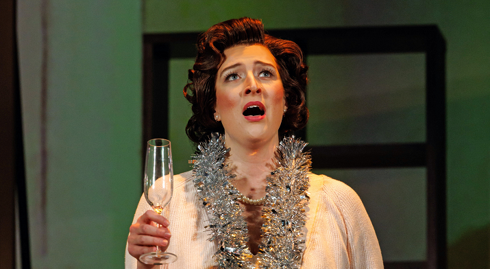 Audrey Welsh in Fellow Travelers (photo credit: David Bachman)