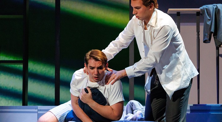 Logan Wagner in Fellow Travelers (photo credit: David Bachman)