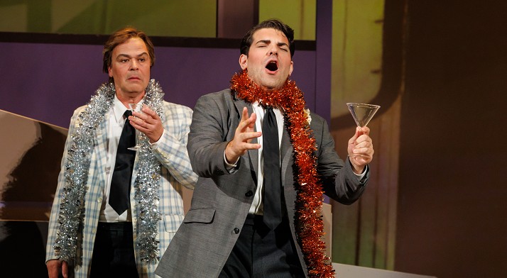 Matthew Soibelman in Fellow Travelers (photo credit: David Bachman)