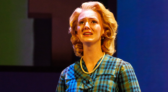 Shannon Crowley in Fellow Travelers (photo credit: David Bachman)