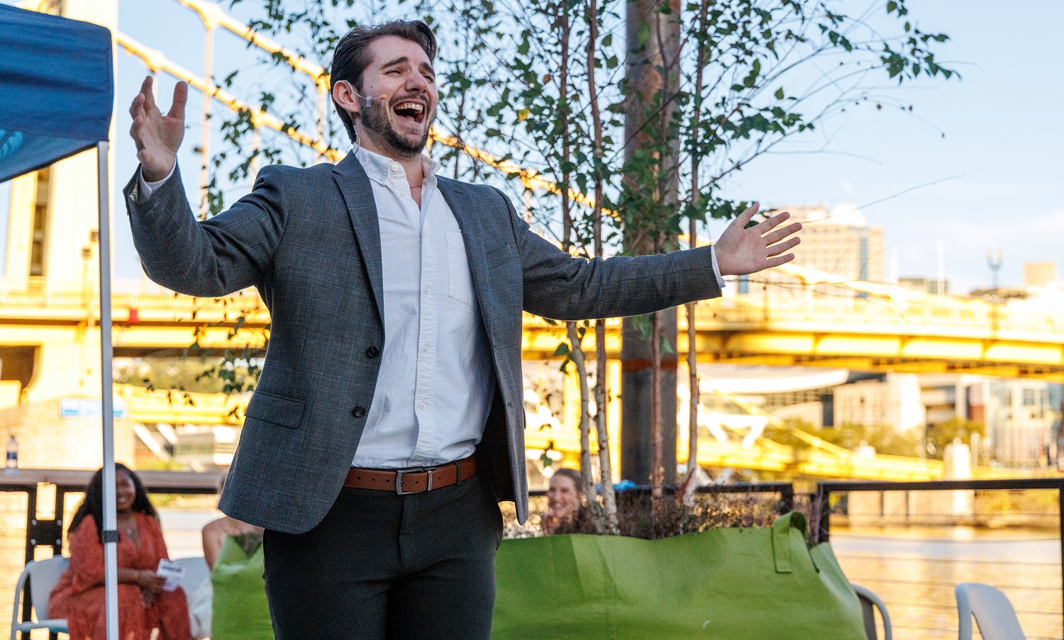 Logan Wagner at the launch of Dock Divas (photo credit: David Bachman)