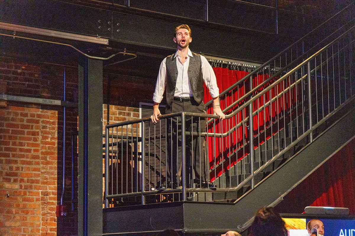 Logan Wagner at the Diamond Diva Disco (photo credit: David Bachman)