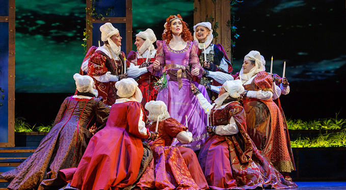 Pamina and her court (photo credit: David Bachman)