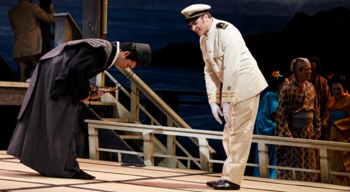 Tyler Zimmerman performs in the role of The Imperial Commissioner in Madama Butterfly