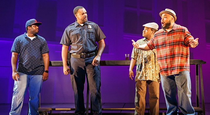 Yazid Gray sings about the perils of fatherhood in Blue (photo credit: David Bachman) 