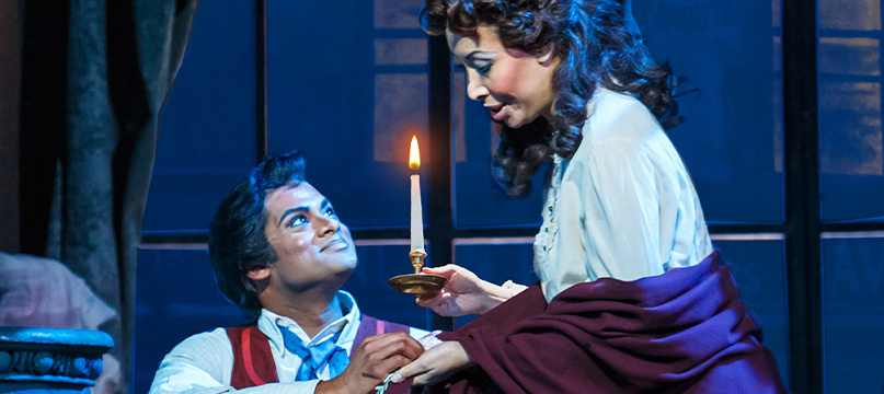 Poster artwork for Pittsburgh Opera's production of 