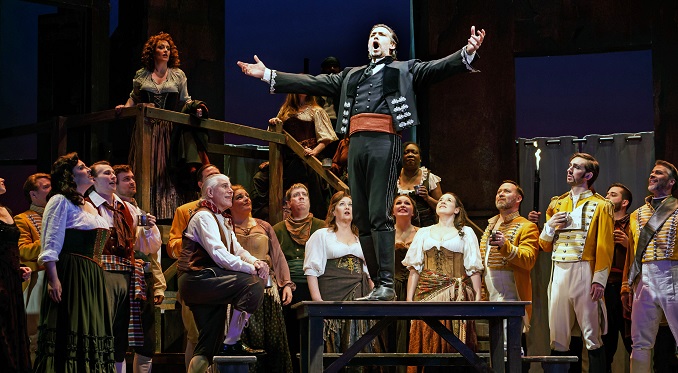 Escamillo (Michael Todd Simpson) sings of the glories of being a toreador (photo credit: David Bachman)