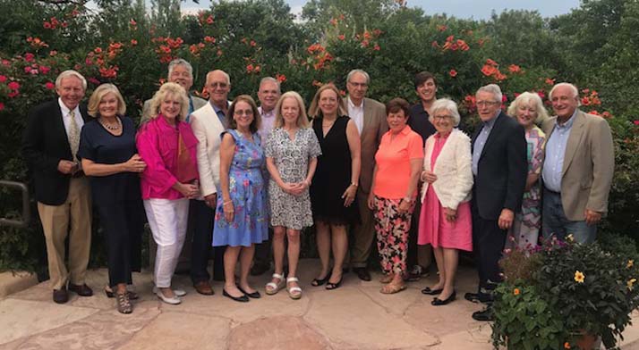 FPO members at Dapples pavilion for dinner prior to the Dr. Atomic performance in Santa Fe!