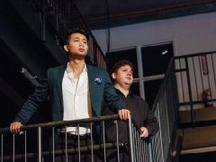 Resident Artists Brian Vu and Adam Bonanni at a recent Brown Bag concert.